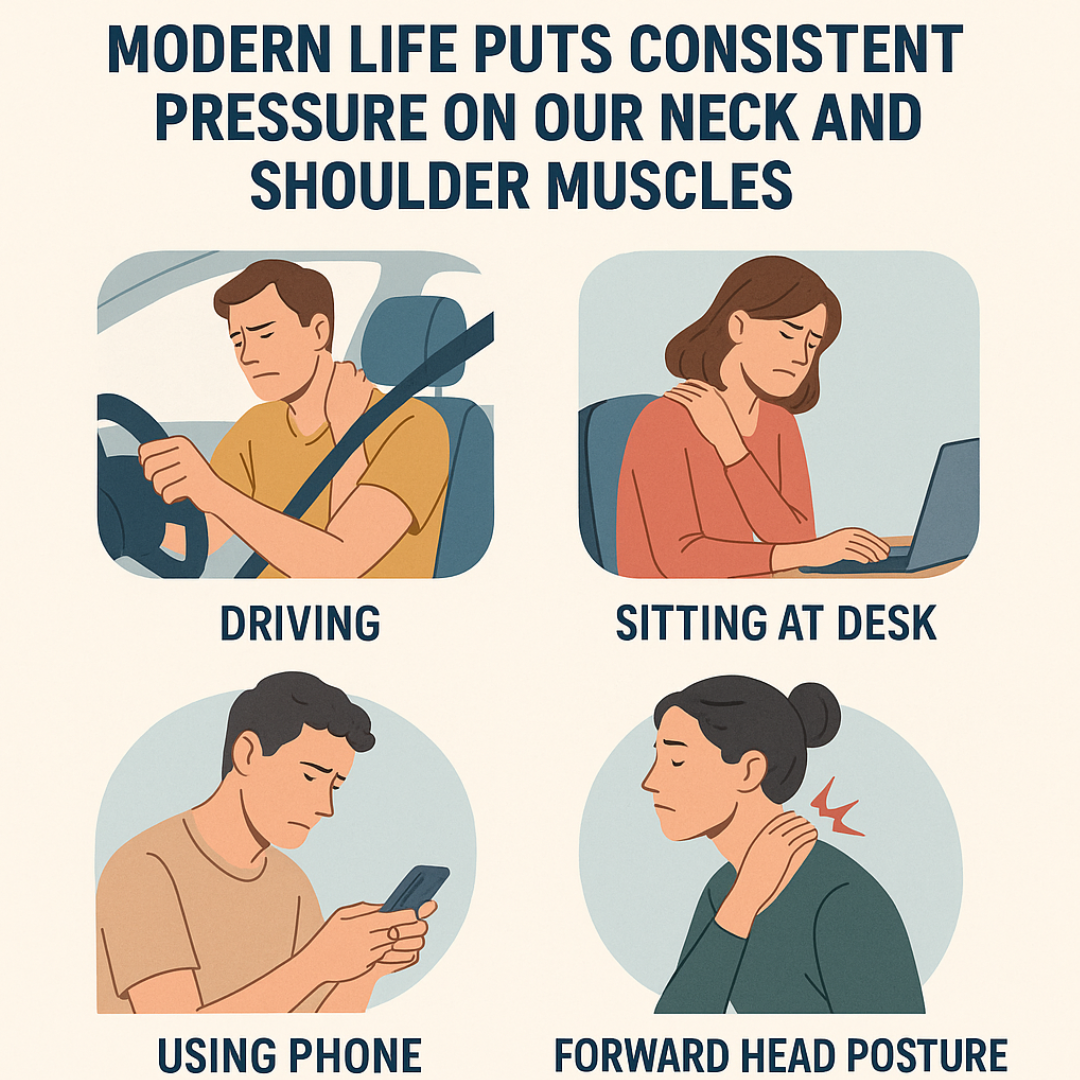 LumeShark™  Neck Cloud (Neck & Shoulder Stretcher) – Fast Relief & Muscle Release