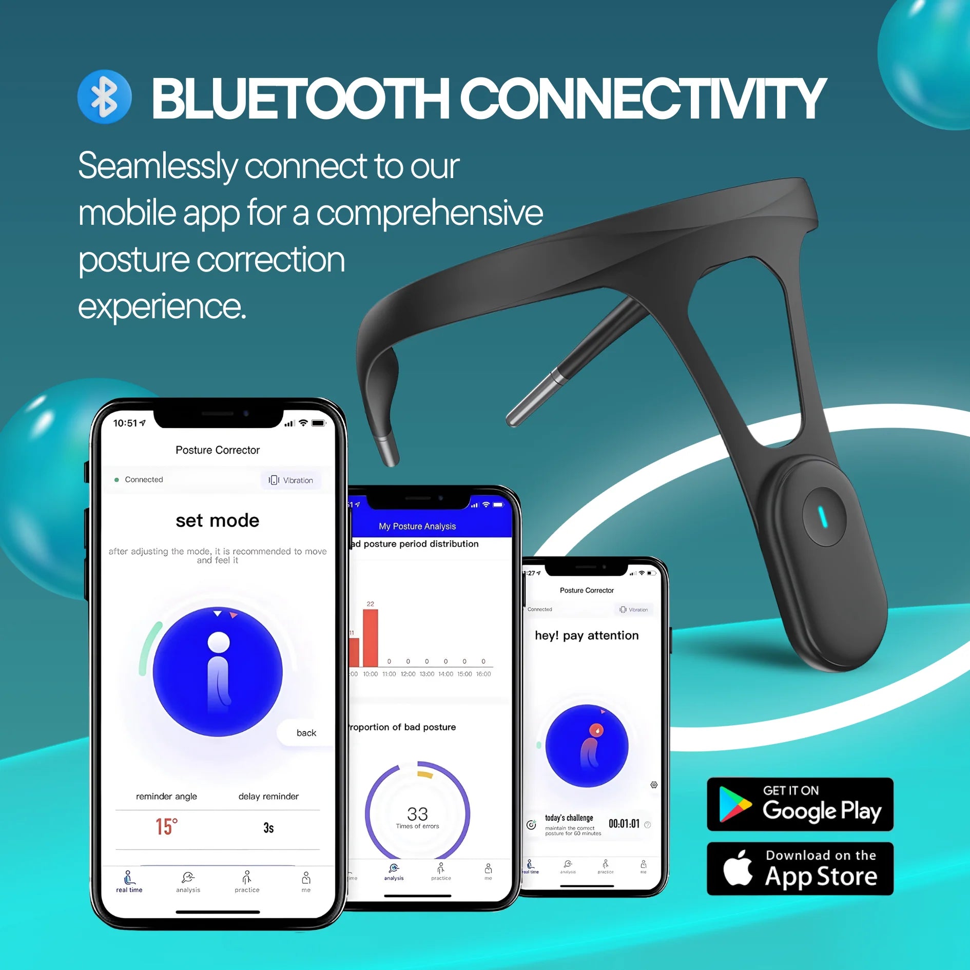 Smart Posture Corrector with Real-Time Monitoring