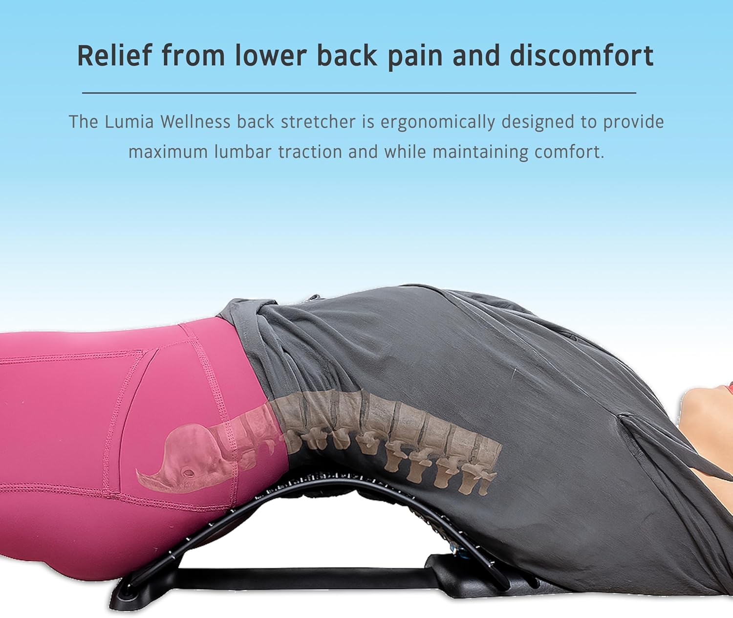 Lume Shark Ultimate Back Stretcher & Posture Corrector