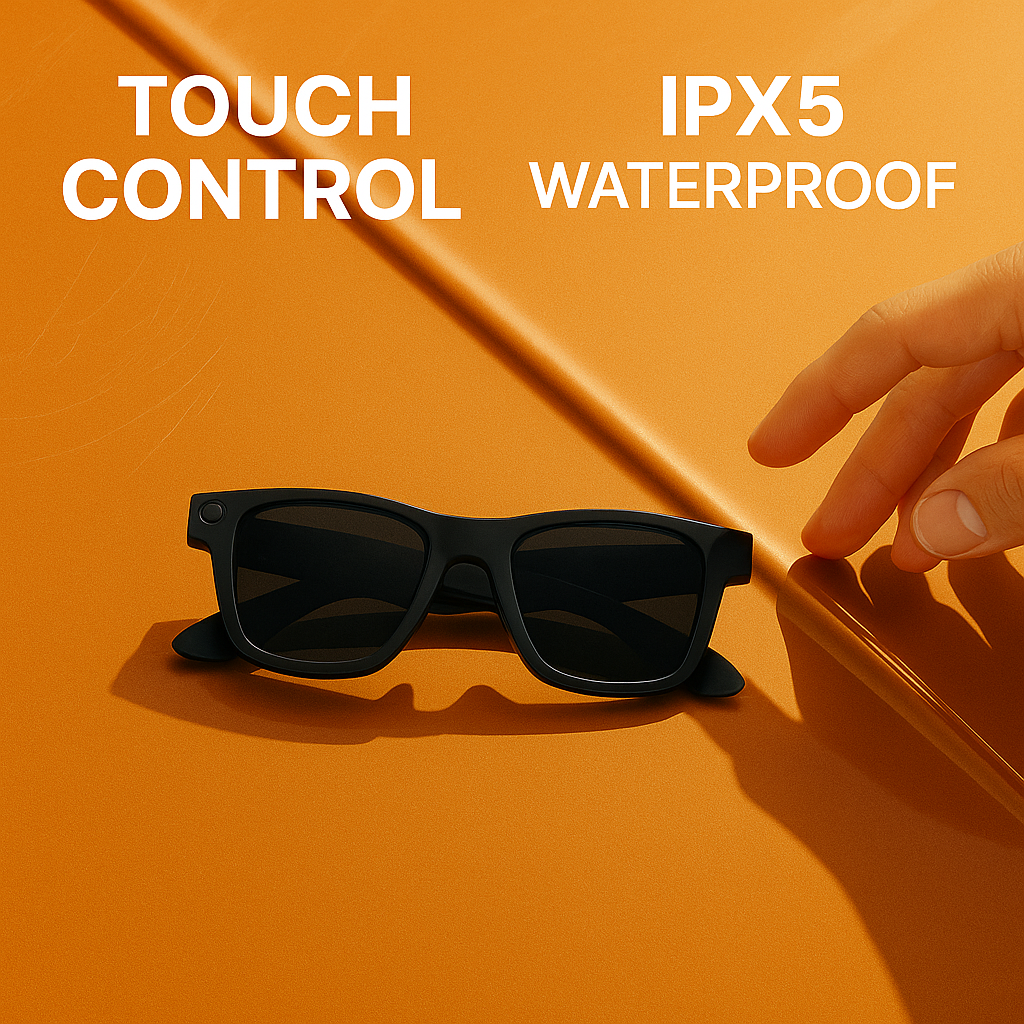 “LumeShark X2™ Smart AI Eyeglasses – Camera, Translation & Connectivity | Next-Gen Wearable Tech”