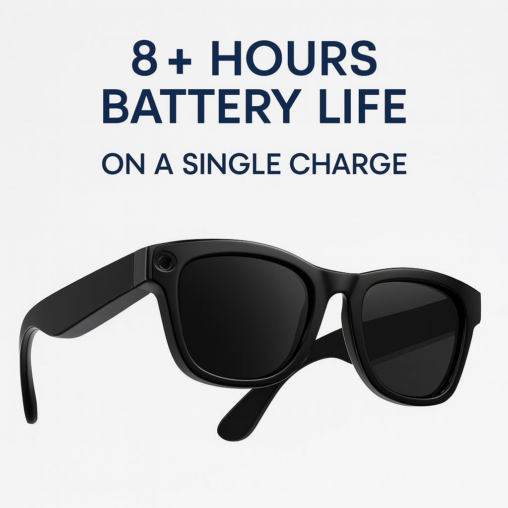 “LumeShark X2™ Smart AI Eyeglasses – Camera, Translation & Connectivity | Next-Gen Wearable Tech”