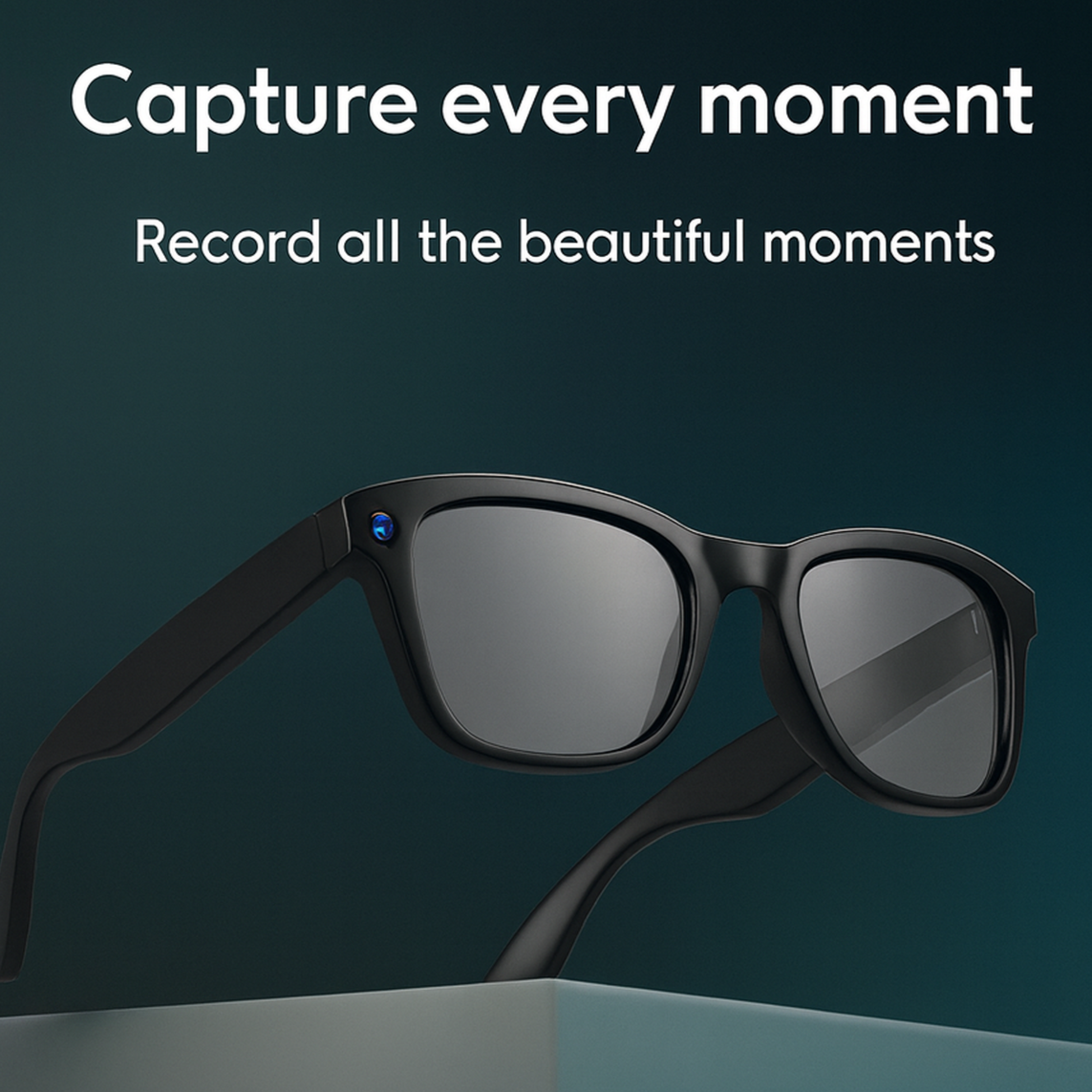 “LumeShark X2™ Smart AI Eyeglasses – Camera, Translation & Connectivity | Next-Gen Wearable Tech”