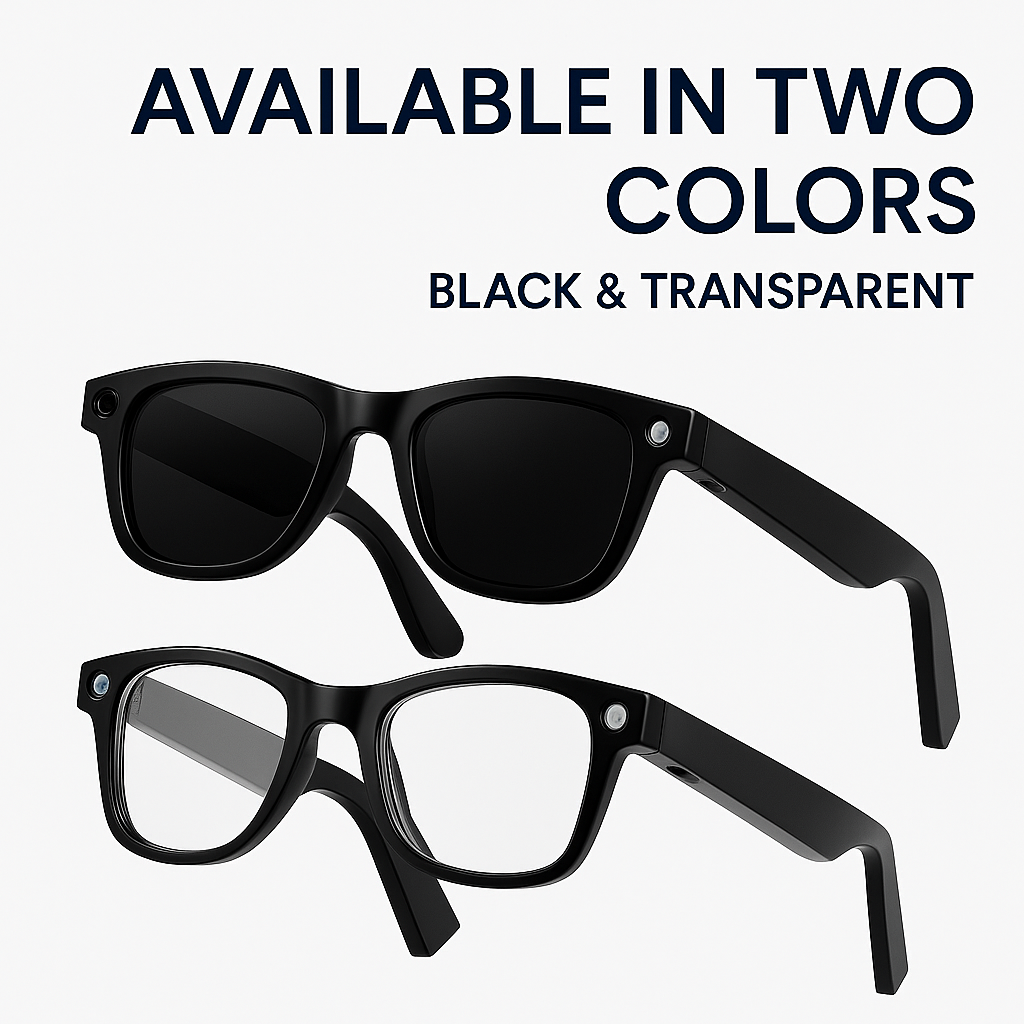 “LumeShark X2™ Smart AI Eyeglasses – Camera, Translation & Connectivity | Next-Gen Wearable Tech”