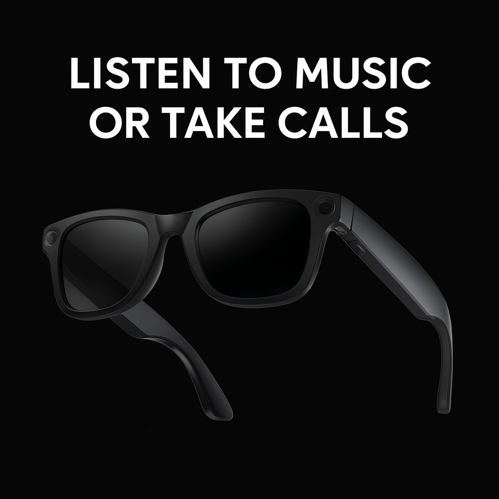 “LumeShark X2™ Smart AI Eyeglasses – Camera, Translation & Connectivity | Next-Gen Wearable Tech”