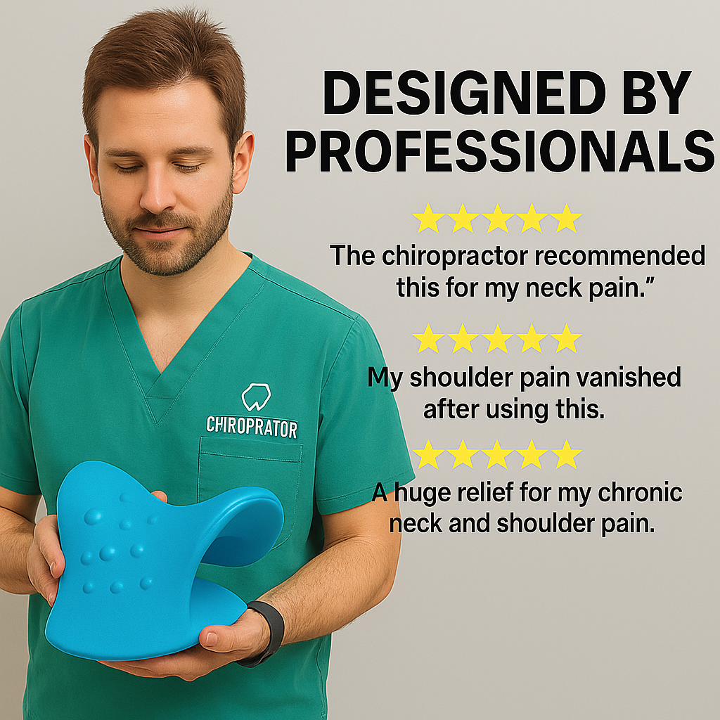 LumeShark™  Neck Cloud (Neck & Shoulder Stretcher) – Fast Relief & Muscle Release